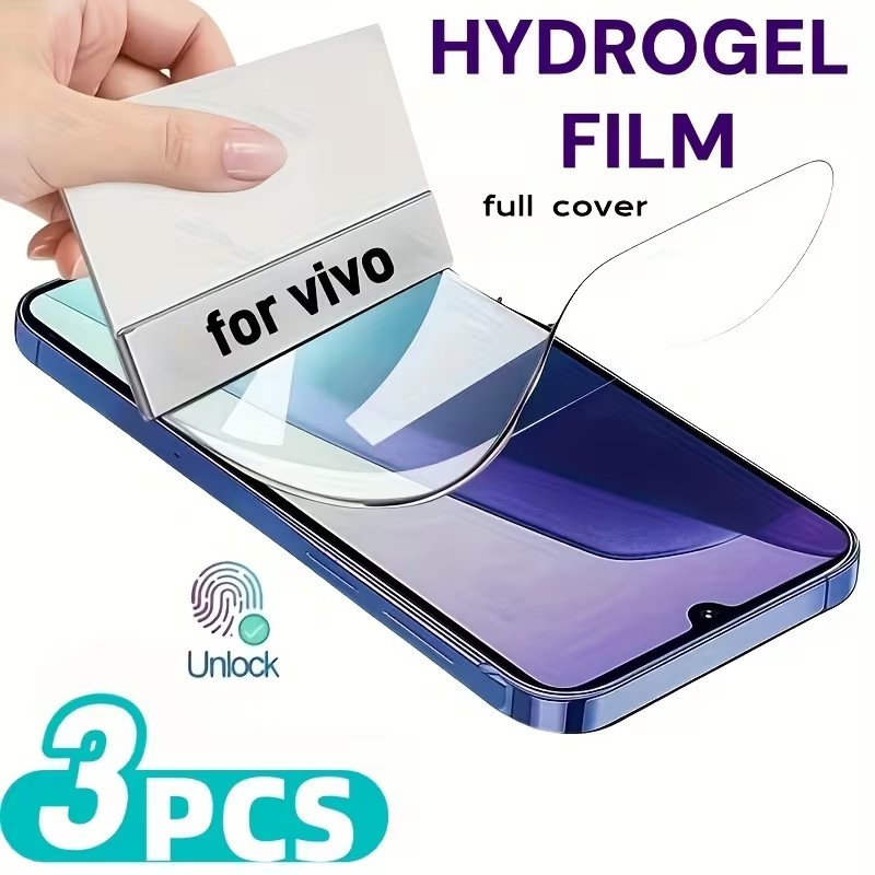 Vivo V40 - 3 шт. защитных пленок для экрана